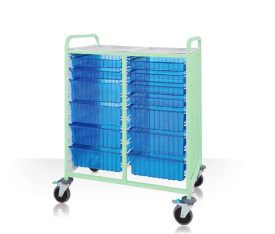 Treatment trolley / with basket OT-D2 Machan International Co., Ltd.