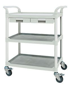 Treatment trolley / with drawer / 3-tray FC2802 Machan International Co., Ltd.