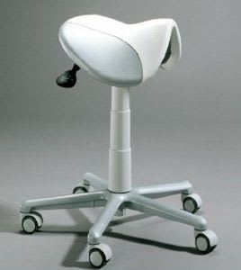 Medical stool / on casters / height-adjustable / saddle seat MEDICAL