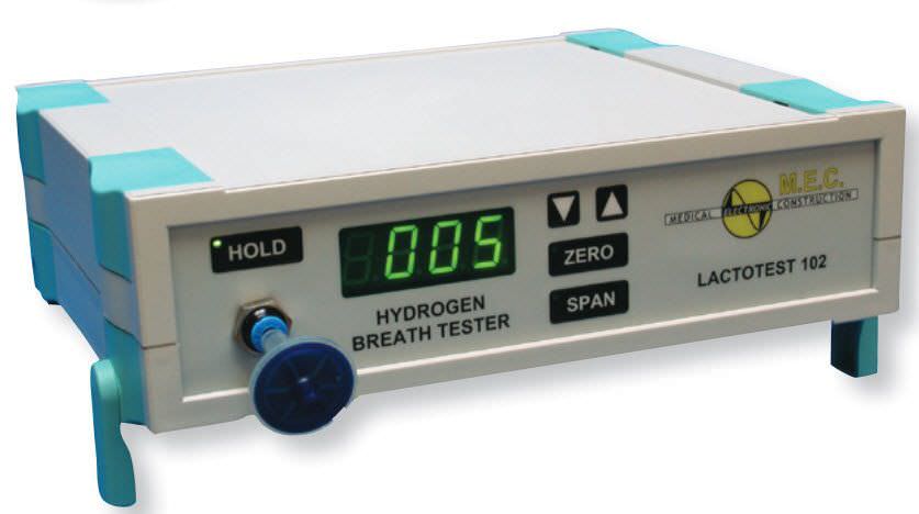 Hydrogen monitor exhaled Lactotest 102 MEC Medical Electronic Construction R&D