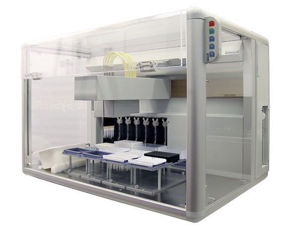 PCR automatic sample preparation system OMNIA LH MASMEC Biomed