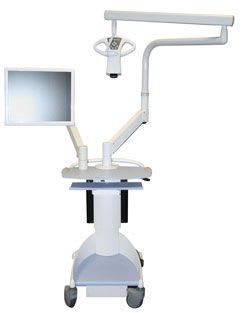 (surgical microscopy) / examination microscope / for dental examination / mobile MagnaVu Mobile Cart Magnified Video Dentistry