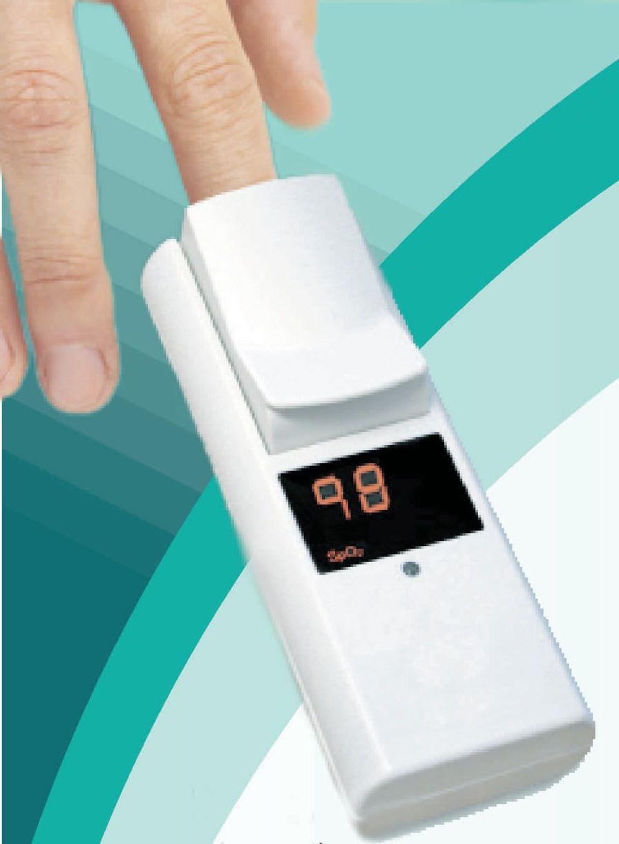 Compact pulse oximeter / fingertip 20-100 % SpO2 | MODEL 100 Mediaid Inc.