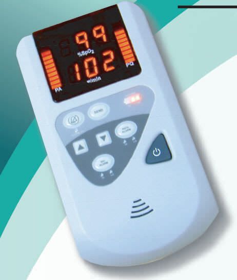 Handheld pulse oximeter / with separate sensor 0-100 % SpO2 | MODEL 34 / 34B Mediaid Inc.
