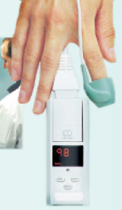 Handheld pulse oximeter / with separate sensor 20-100 % SpO2 | MODEL 130 Mediaid Inc.