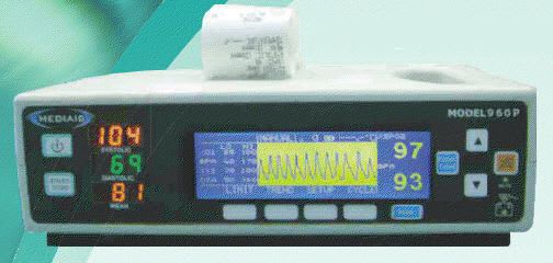 NIBP vital signs monitor / SpO2 / TEMP MODEL 960P Mediaid Inc.