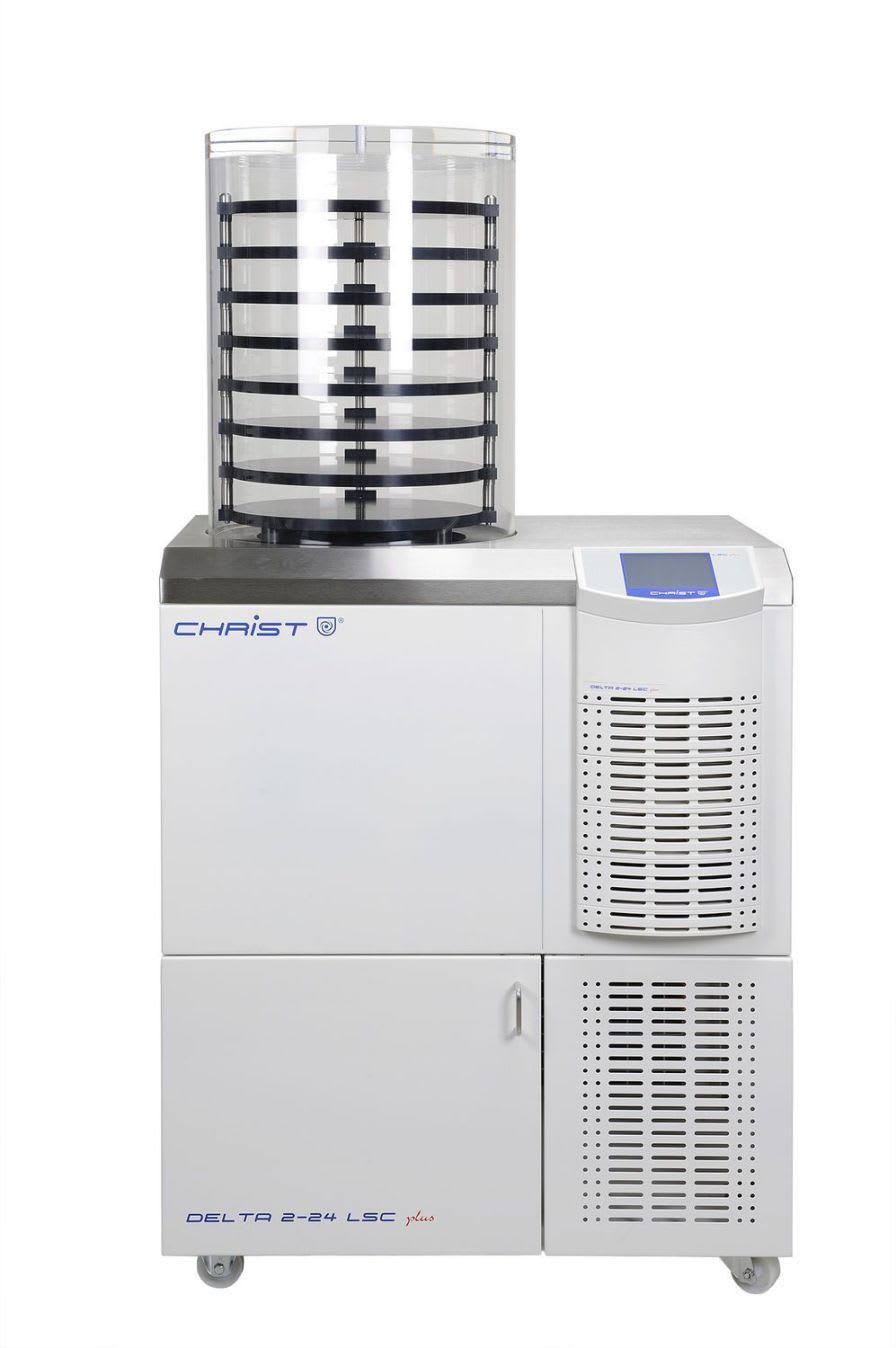Freeze dryer laboratory / bench-top 18 kg/24 h, -85 °C | Delta 2-24 LSCplus Martin Christ Gefriertrocknungsanlagen GmbH