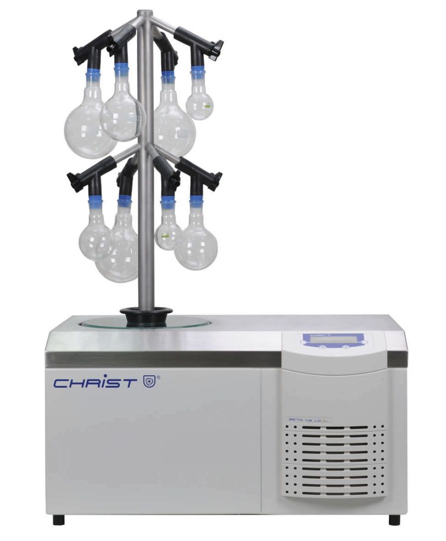 Freeze dryer laboratory / bench-top 6 kg/24 h, -85 °C | Beta 2-8 LDplus Martin Christ Gefriertrocknungsanlagen GmbH