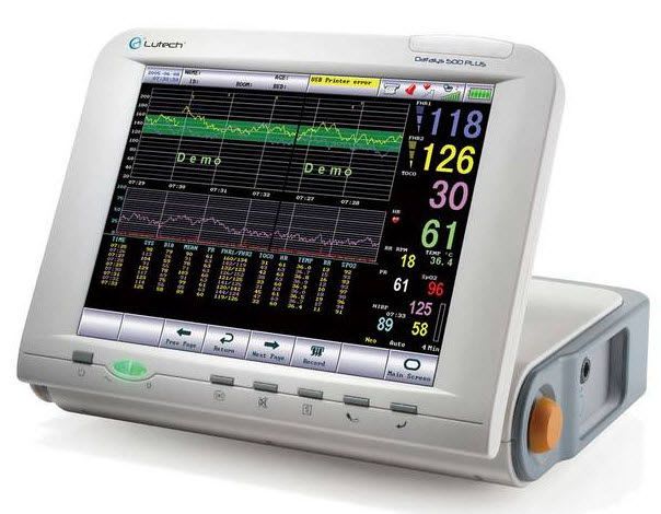 Fetal and maternal monitor with touchscreen Datalys 500 Maternal Lutech Industries Inc.
