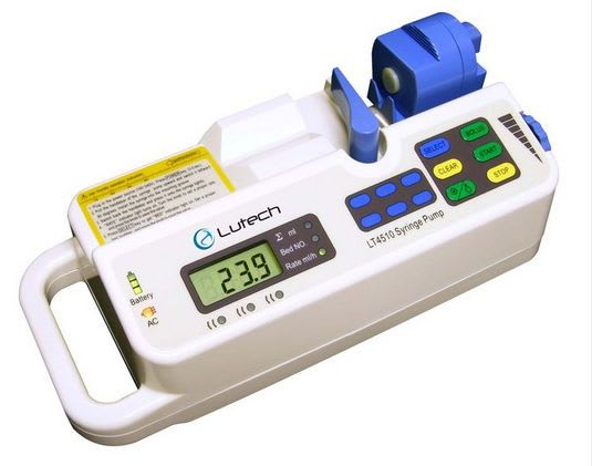 1 channel syringe pump LT4510 Lutech Industries Inc.