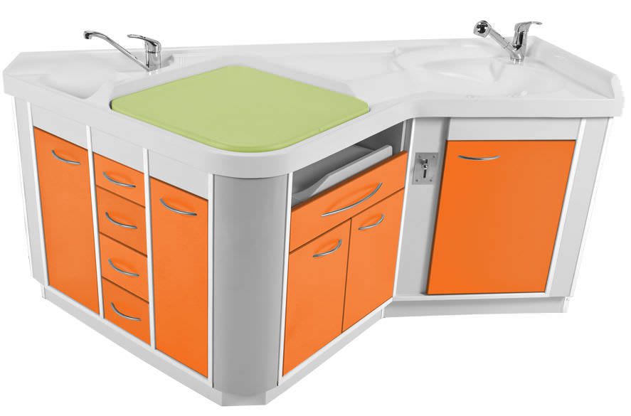 Changing table / with bath / with sink Neonat Loxos