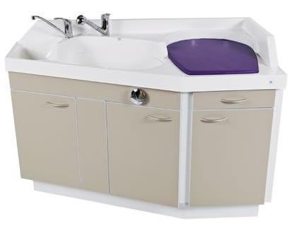 Changing table / with bath / with sink Pediabox Loxos