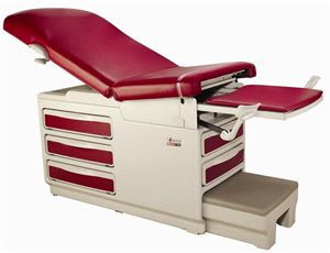 Gynecological examination chair / pneumatic / height-adjustable / 3-section DH-S106 Kanghui Technology