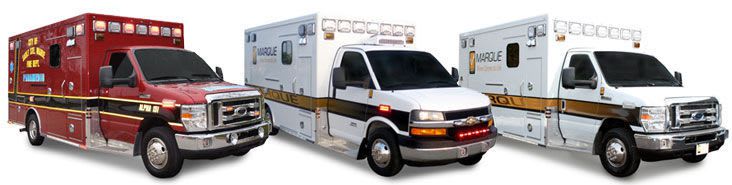 Emergency medical ambulance / type III / type I / box Commando Marque Ambulance