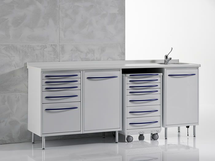 Storing cabinet / dentist office / with sink PACKAGE2P Iride International