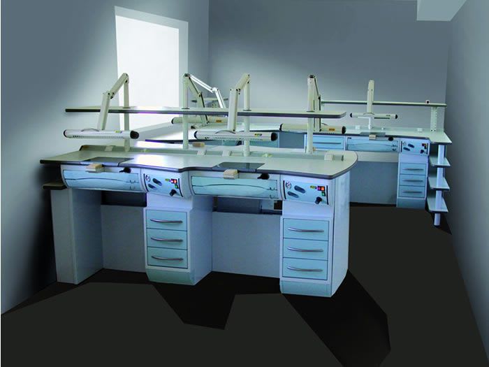 Dental laboratory workstation / 2-station ELITE Series Iride International