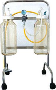 Surgical suction pump / on casters / vacuum-powered Greggersen Gasetechnik