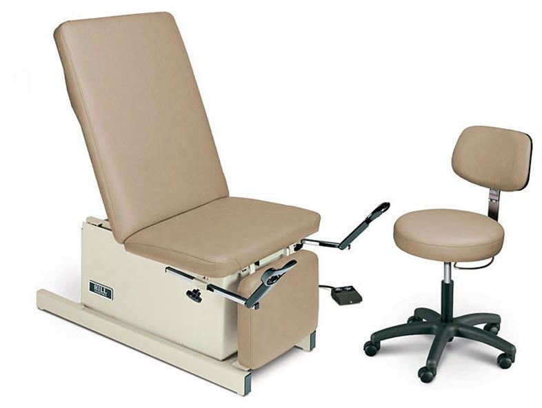 Gynecological examination table / electrical / height-adjustable / 3-section Hill HA90E Hill Laboratories