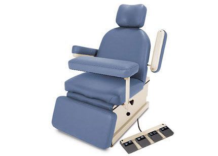 Phlebotomy examination chair / electrical / 3-section Hill 90PH Hill Laboratories
