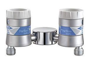 Air double flow meter / oxygen / plug-in type Perflow dual HERSILL