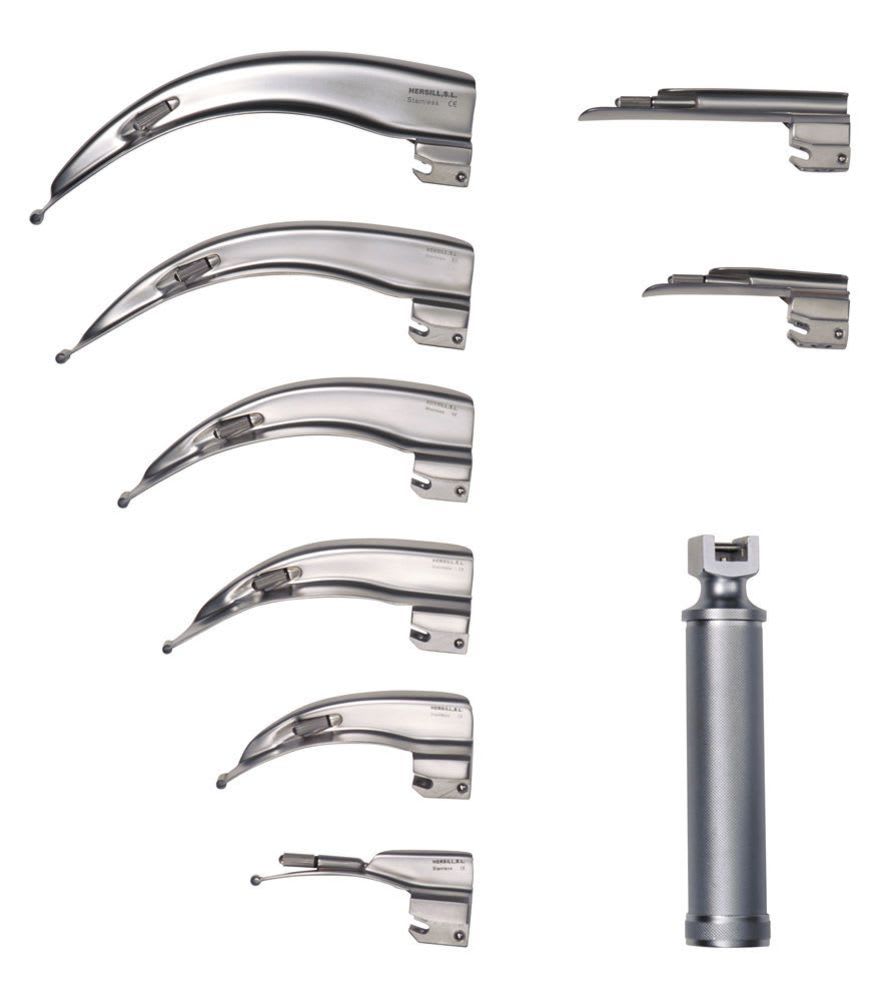 Miller laryngoscope blade / stainless steel HERSILL