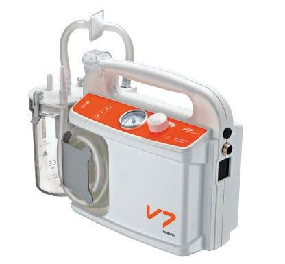 Electric surgical suction pump / handheld 14 - 30 L/mn | V7 HERSILL