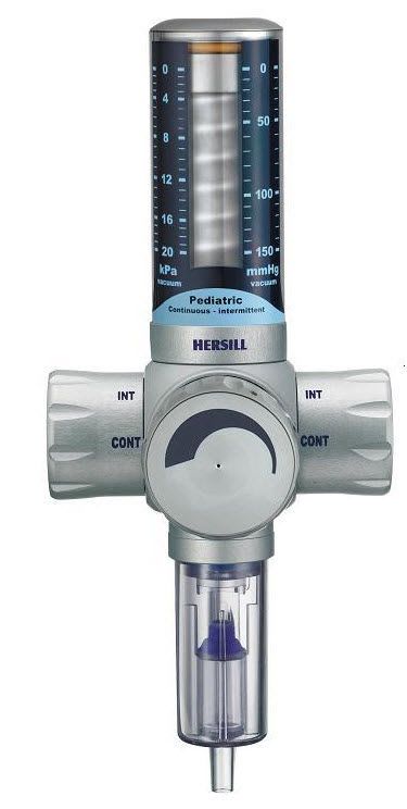 Vacuum regulator / plug-in type / continuous / intermittent / pediatric Vacusill 3 HERSILL