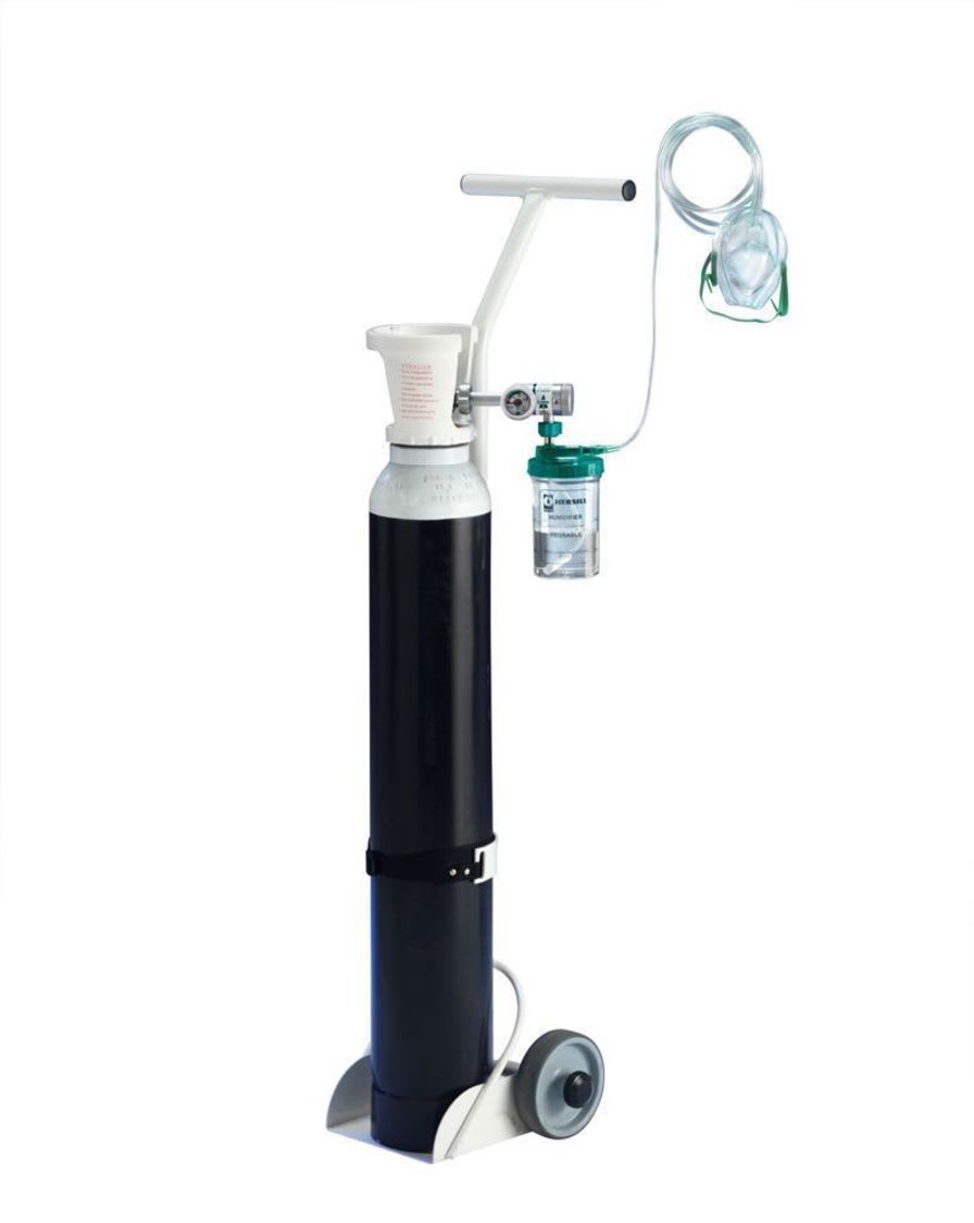 Oxygen therapy system with oxygen cylinder H-700 dial HERSILL