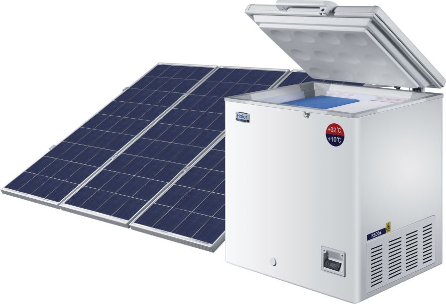 Pharmacy refrigerator / chest / solar-powered / 1-door 2 °C ... 8 °C, 21 L | HTC-60 Haier Medical and Laboratory Products