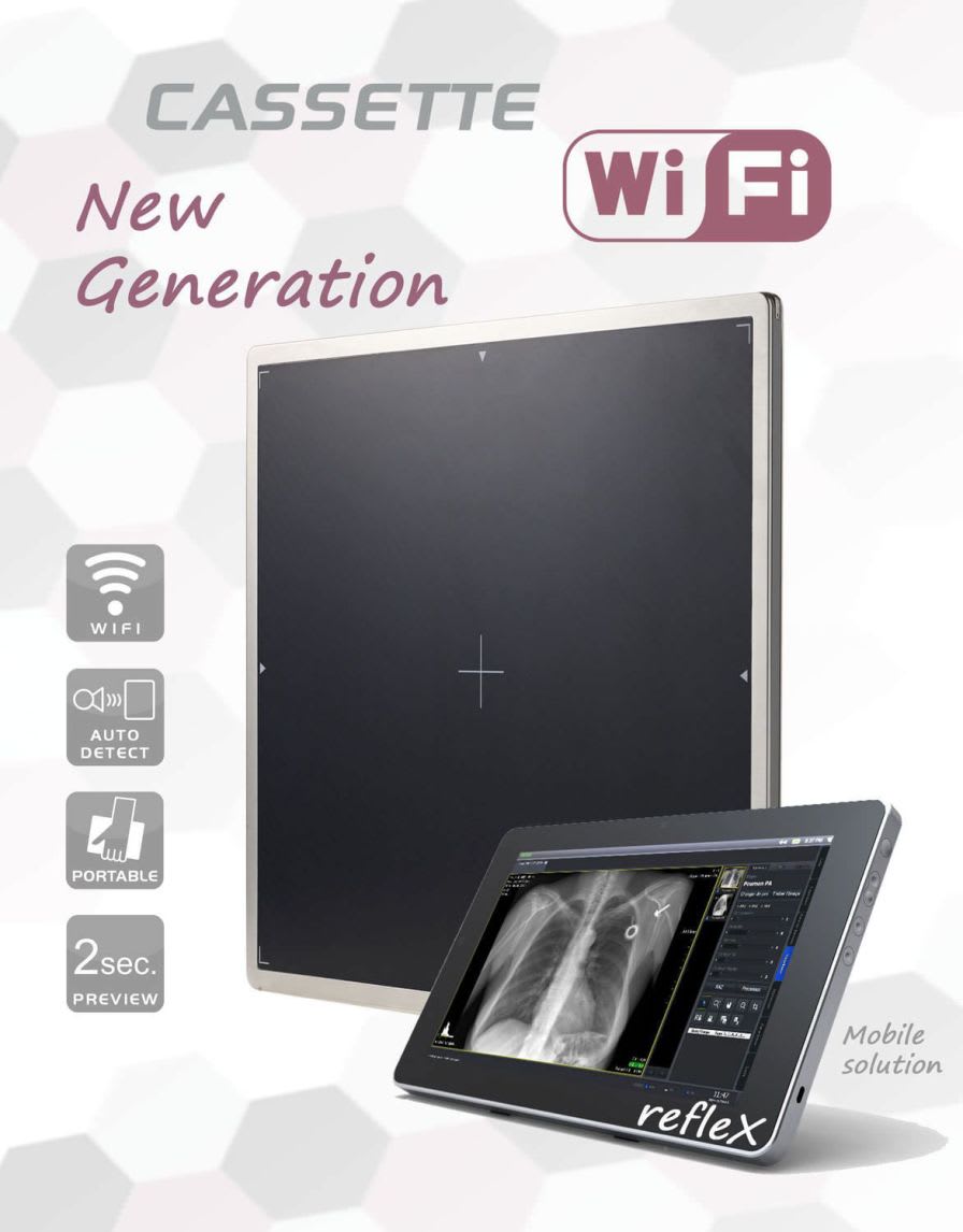 Multipurpose radiography flat panel detector / wireless REFLEX Idetec Medical Imaging