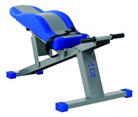 Abdominal crunch bench (weight training) / abdominal crunch / traditional / adjustable 1200 HUR
