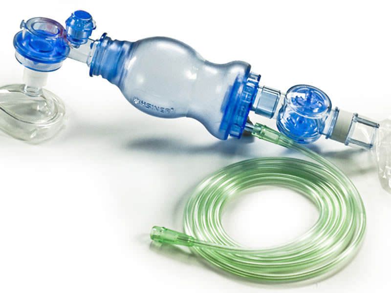 Infant manual resuscitator / with pop-off valve / disposable 280 ml, 40 cmH2O | 60103 Hsiner