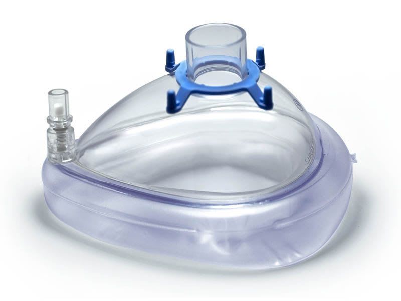 Anesthesia mask / facial / PVC / with valve 20145 Hsiner