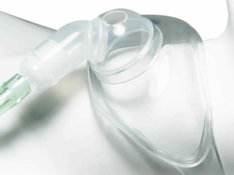 Tracheostomy mask / facial / PVC 30164 Hsiner