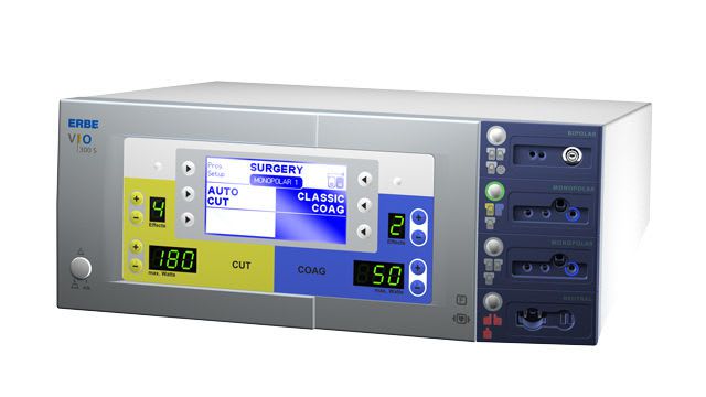 Monopolar coagulation HF electrosurgical unit / monopolar cutting 300 W, 350 kHz | VIO® 300 S Erbe Elektromedizin