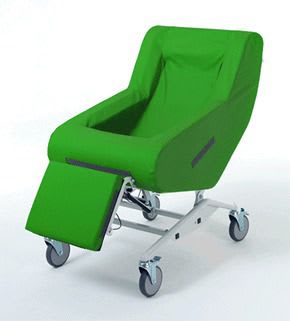 Medical sleeper chair / on casters / reclining / manual COSY CHAIR V101-4100C Horcher Medical Systems