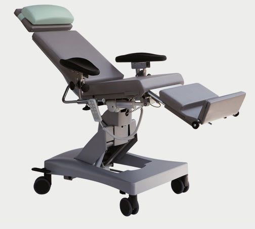 Electrical blood donor armchair / on casters / height-adjustable multiLine 2 comfort GREINER GmbH