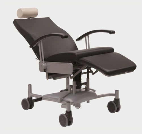 Patient transfer chair with adjustable backrest carryLine CROSS HV GREINER GmbH