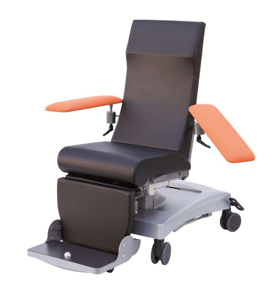 Height-adjustable hemodialysis armchair / electrical GREINER GmbH