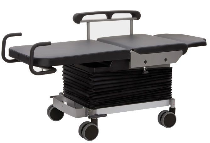 Bariatric examination table / electrical / on casters / height-adjustable multiLine xxl GREINER GmbH
