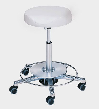 Medical stool / height-adjustable / on casters 4105305, 4125305 GREINER GmbH