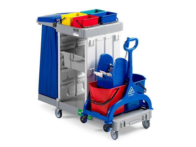 Cleaning trolley / with bucket / with waste bag holder ALPHA 5110 FILMOP