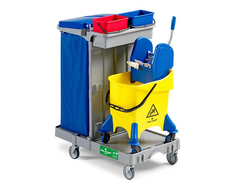 Cleaning trolley / with waste bag holder / with bucket ALPHA 1105 FILMOP