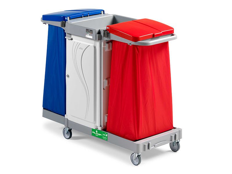 Cleaning trolley / with waste bag holder FILMOP