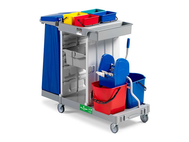 Cleaning trolley / with bucket / with waste bag holder ALPHA 5109 FILMOP