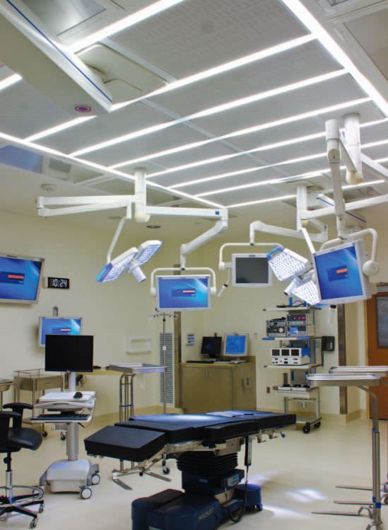 Operating theater filtering ceiling CLEANSUITE® Huntair