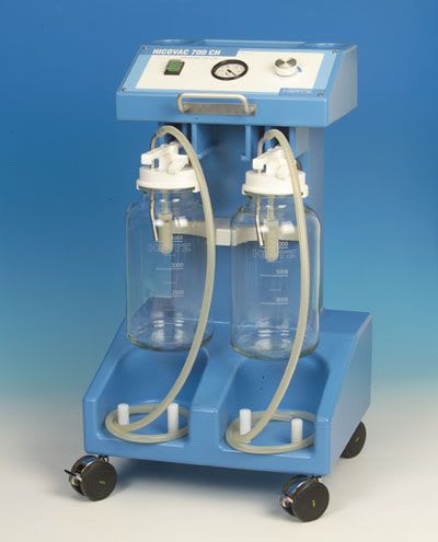 Electric surgical suction pump / on casters HICOVAC 700 CH Hico