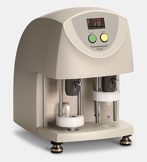 Semi-automatic coagulation analyzer / 2-channel / bench-top TEG® 5000 HAEMONETICS