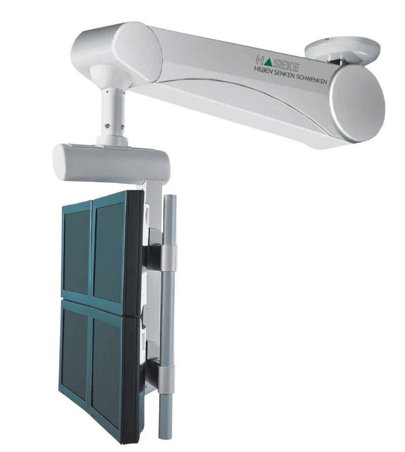 Surgical monitor support arm / ceiling-mounted HMA Lift 1000 Haseke