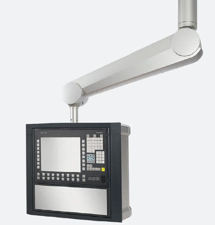Surgical monitor support arm / ceiling-mounted HMA Lift 400/500/550 Haseke